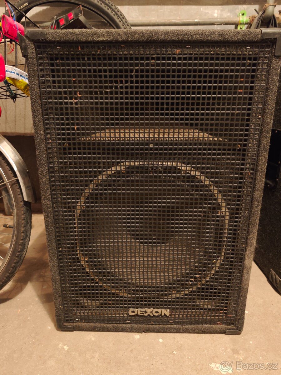 2x repro Děčín a 2x repro Suicidal Sound,zesilovač Behringer - 2