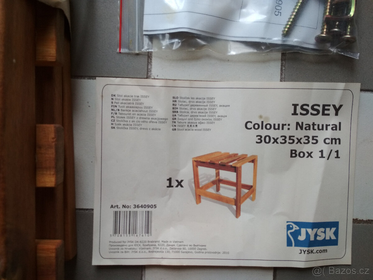 dřevěná stolička JYSK - 2