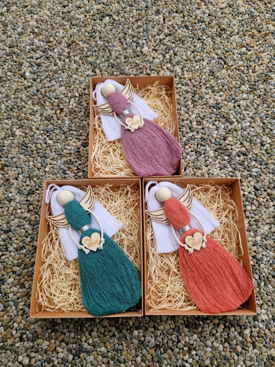 Andílek "štěstí" zelený - 2