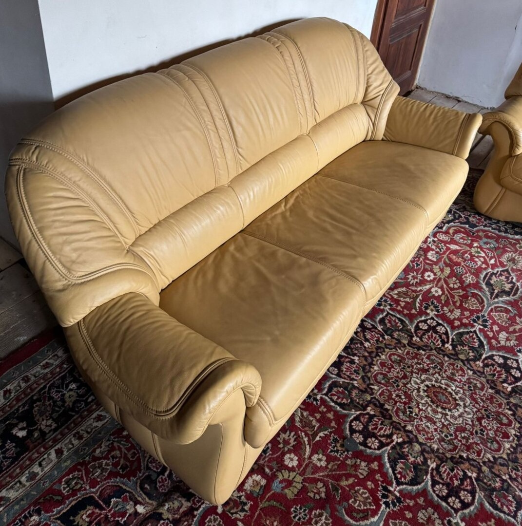 Kožená sedací souprava 3+1,5837 - 2