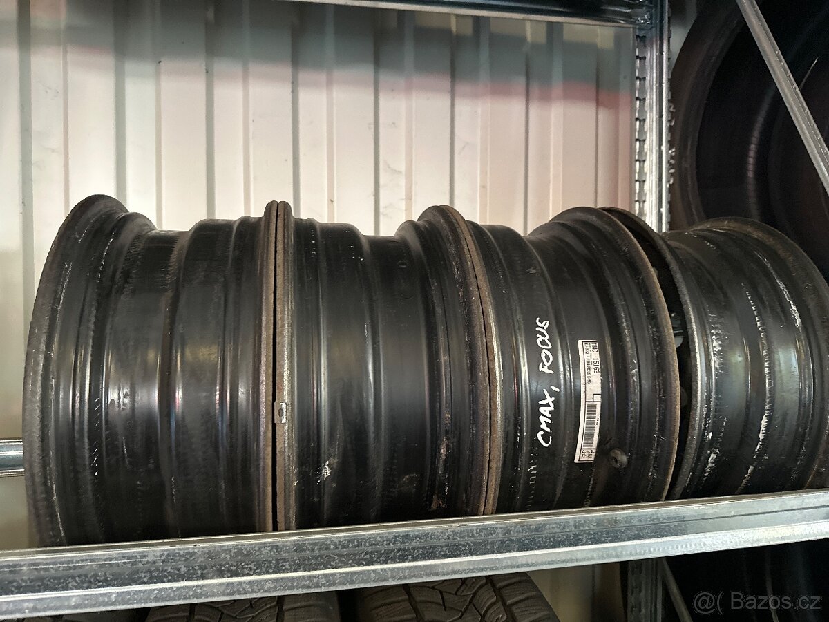 Sada 4ks plechových disků Ford Cmax Focus - 2