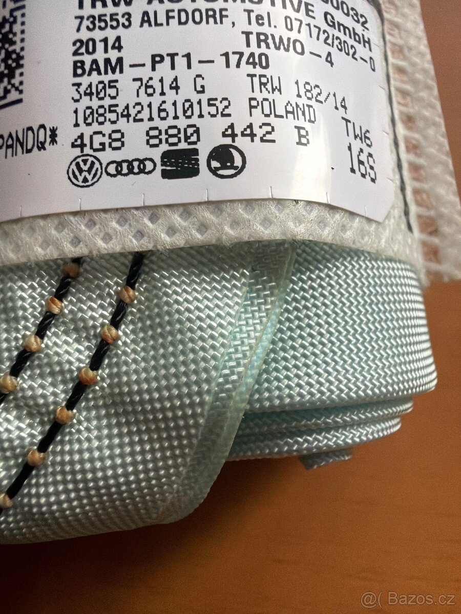 Audi a6 c7 pravý zadní airbeg - 2