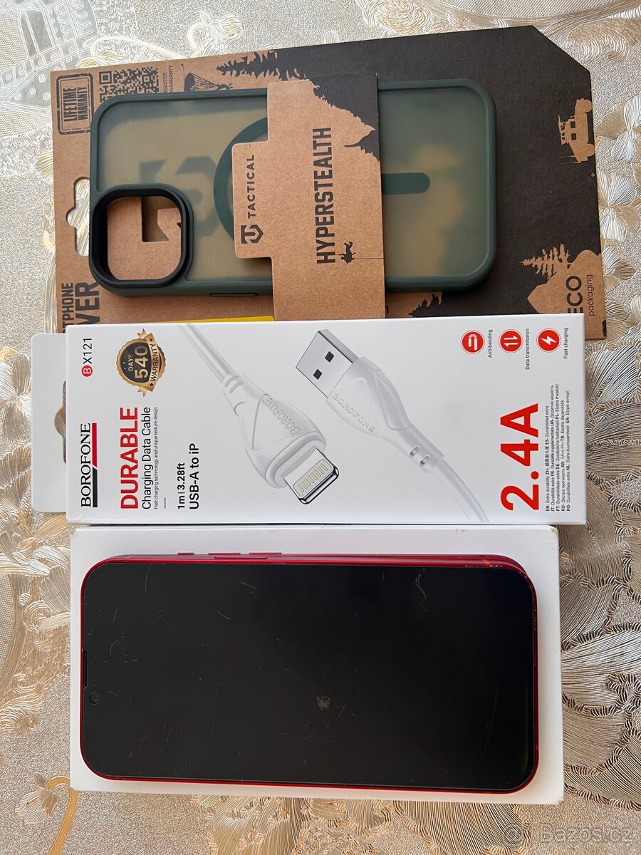 Prodám Iphone 13 256gb (RED) - 2