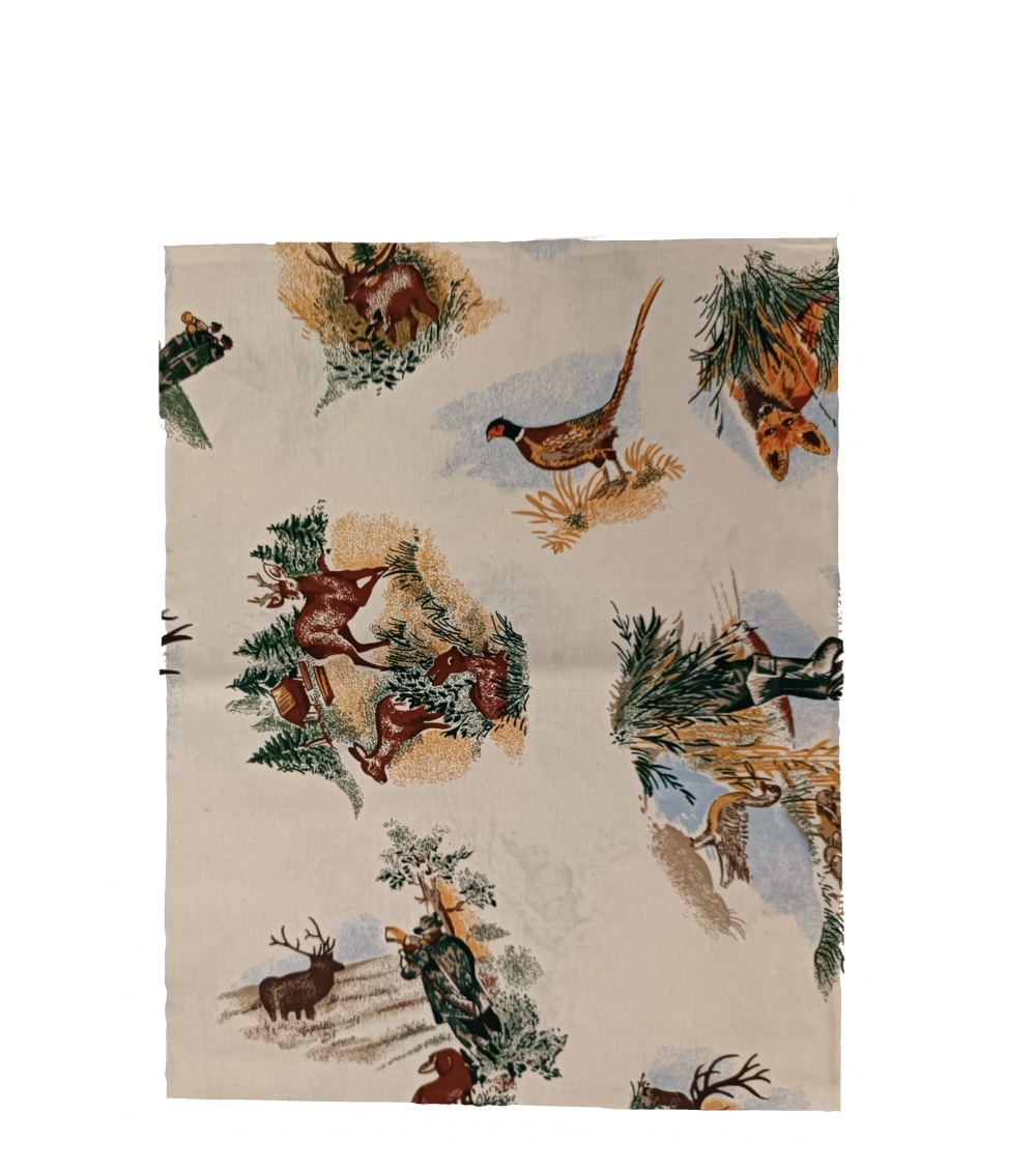 Textil s mysliveckými motivy - 2