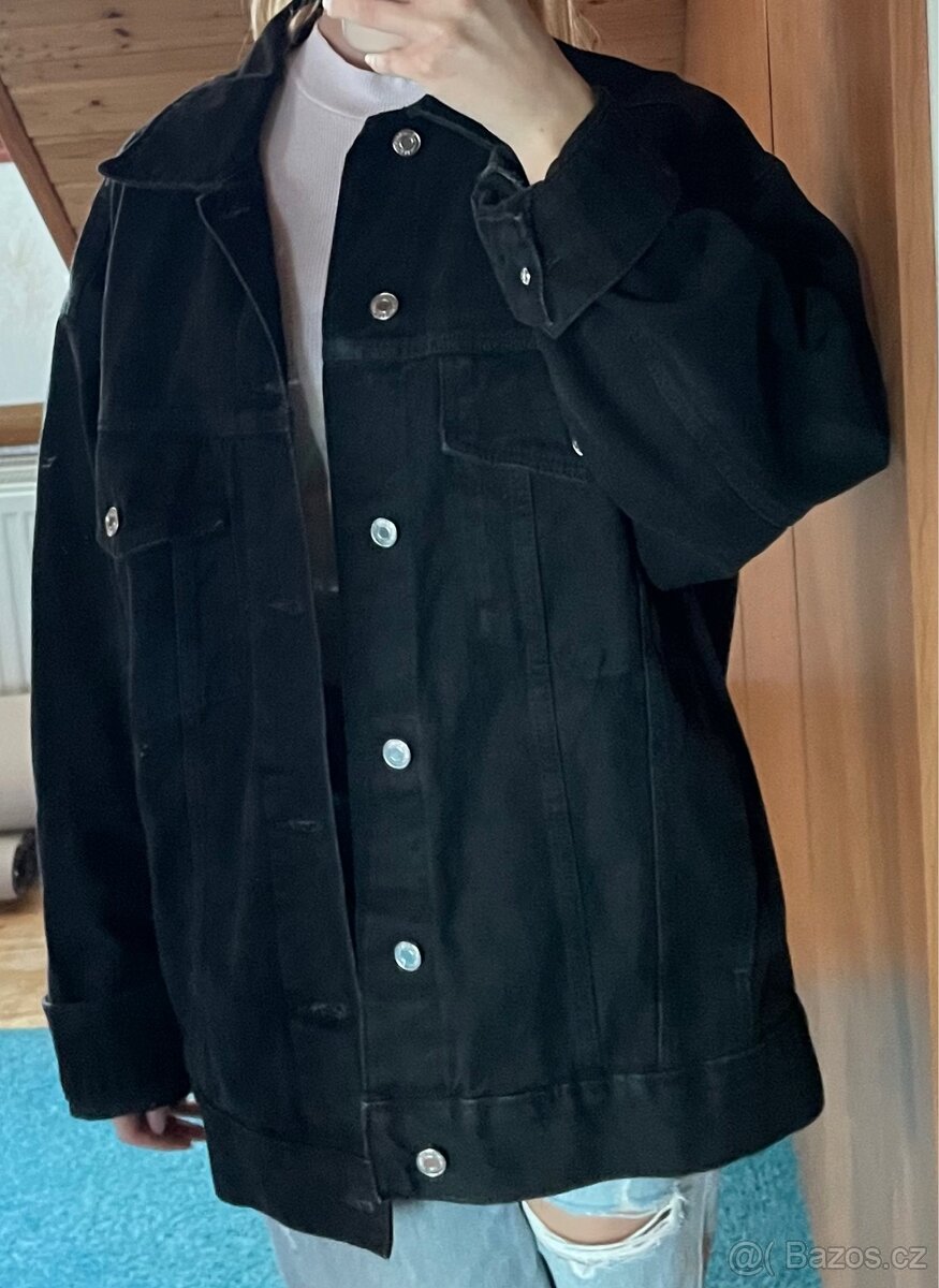 Džínová bunda (oversize) - 2