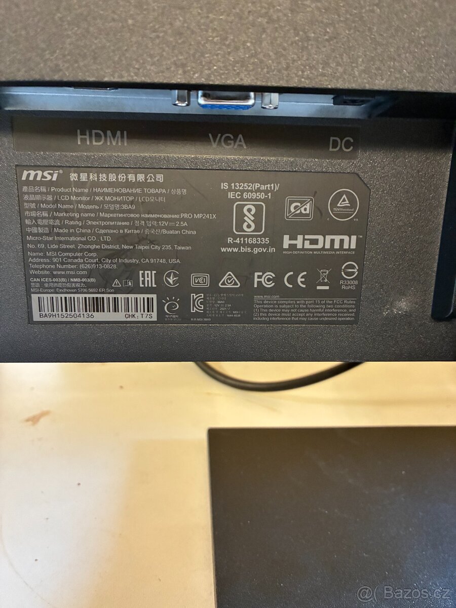 Monitor MSI s reprodikutory - 2