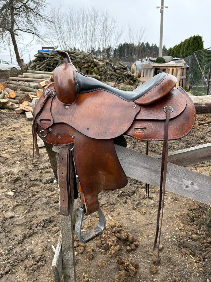 Westernové sedělo Hudeček - i pro juniora - 2