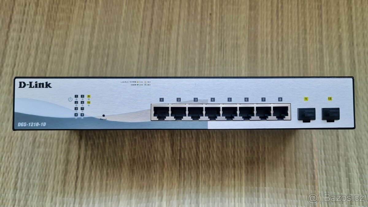 D-Link DGS-1210-10 za 25% původní ceny - 2