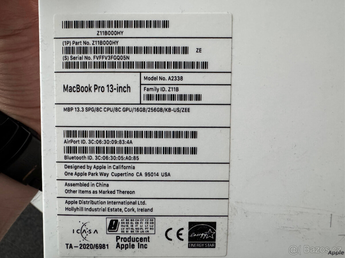 Krabice Apple MacBook Pro 13" - 2