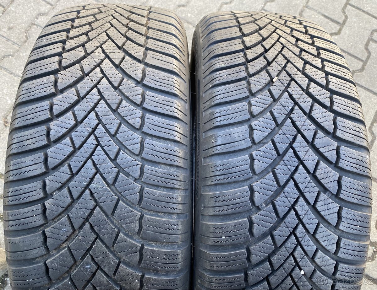zimní 195/55 R16 2 ks a 215/55 R18 2ks - 2
