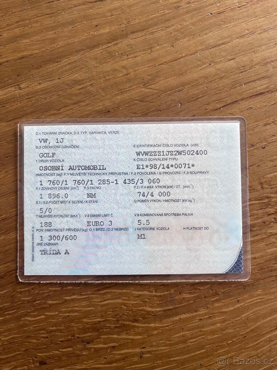 VW golf 4 tdi - 2