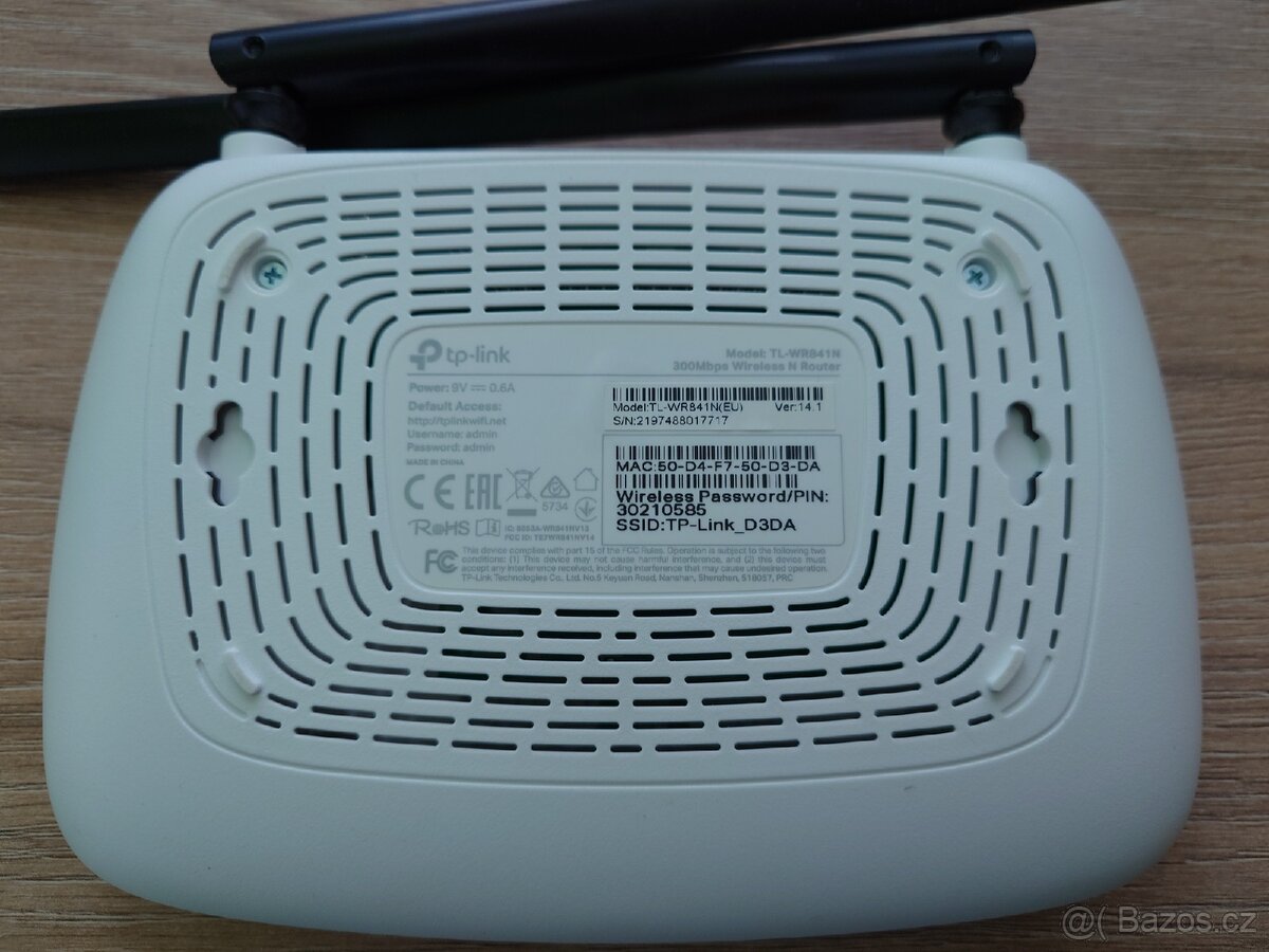Prodám WiFi router TL-WR841N ver.14.1 - 2