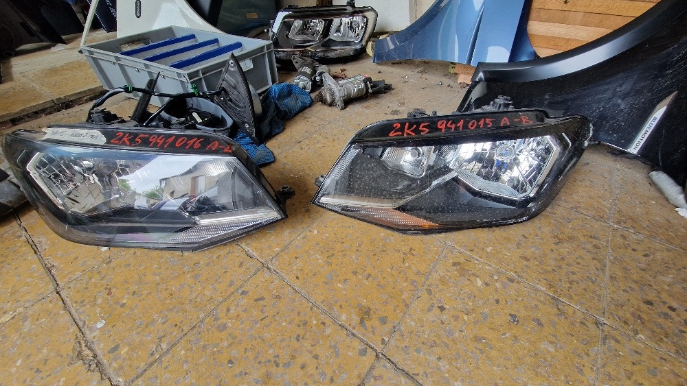 vw caddy IV. 2015 -2021 blatníky nárazníky lampy i xenon - 2