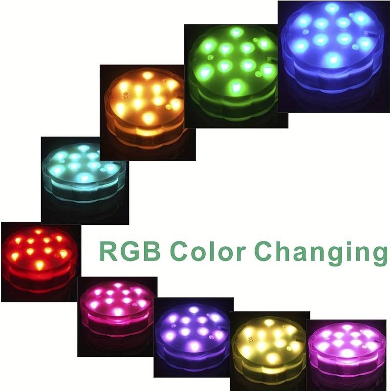 Vodotěsné LED světlo do bazénu s dálkovým ovladačem - 2