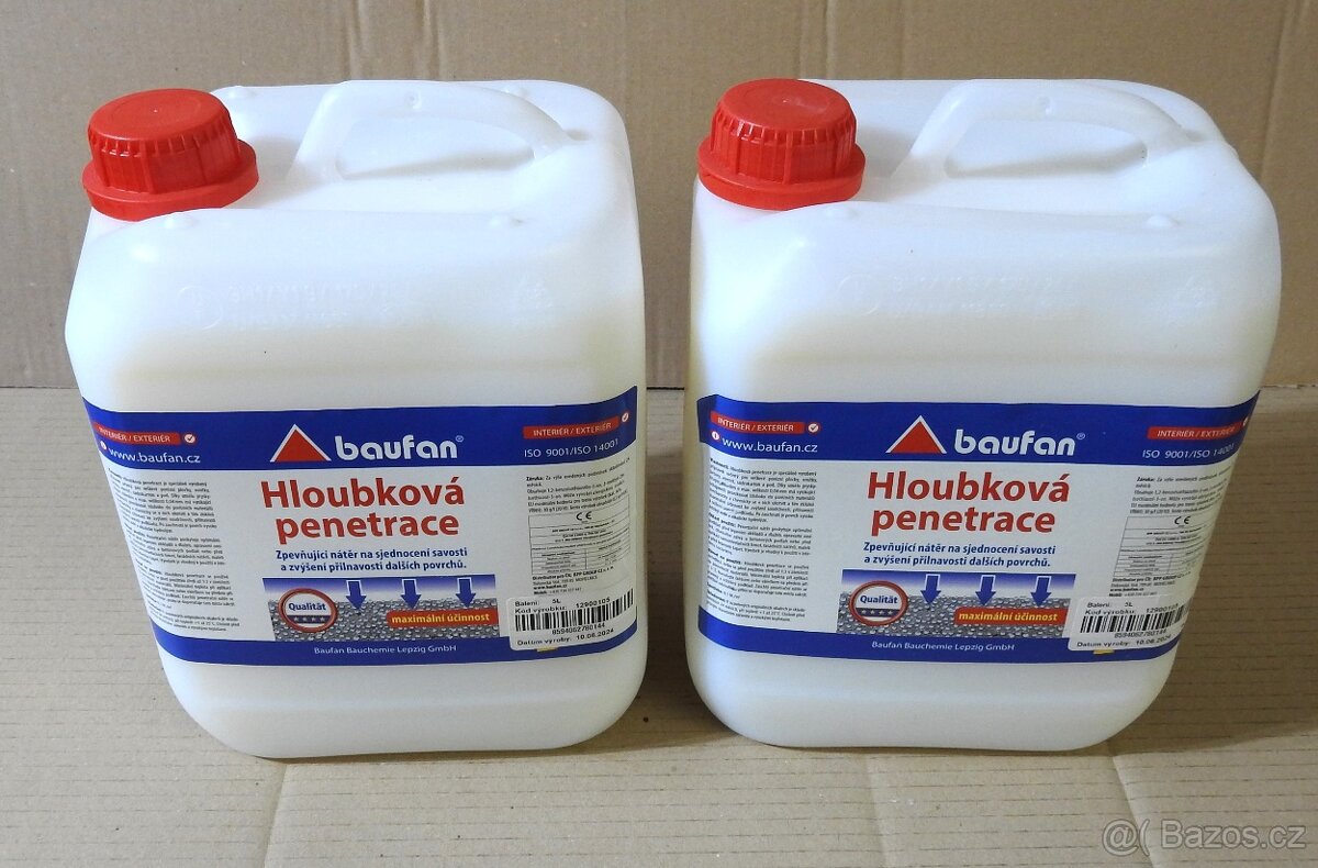 Penetrace hloubková NANO BAUFAN a DEN BRAVEN 10 l - 2