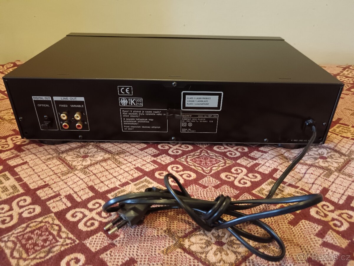 CD přehrávač SONY CDP-561 - 2