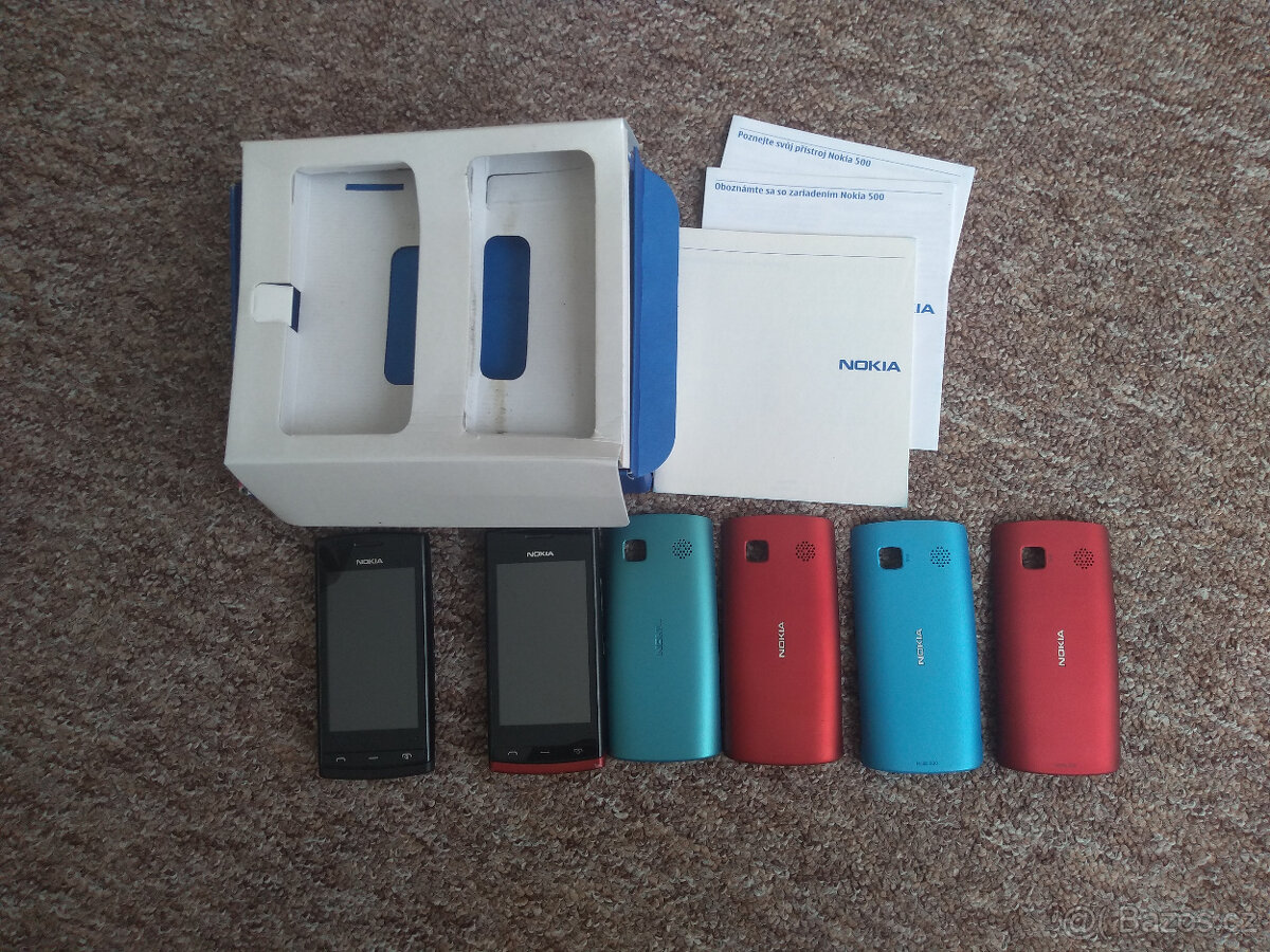 2x NOKIA 500 na díly - 2