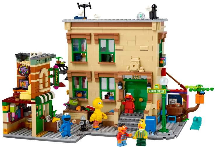 Nové LEGO 21324 123 Sesame Street - 2