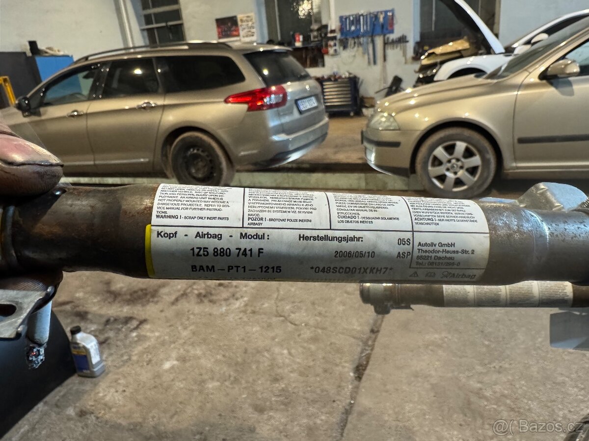 Stropní airbagy octavia - 2