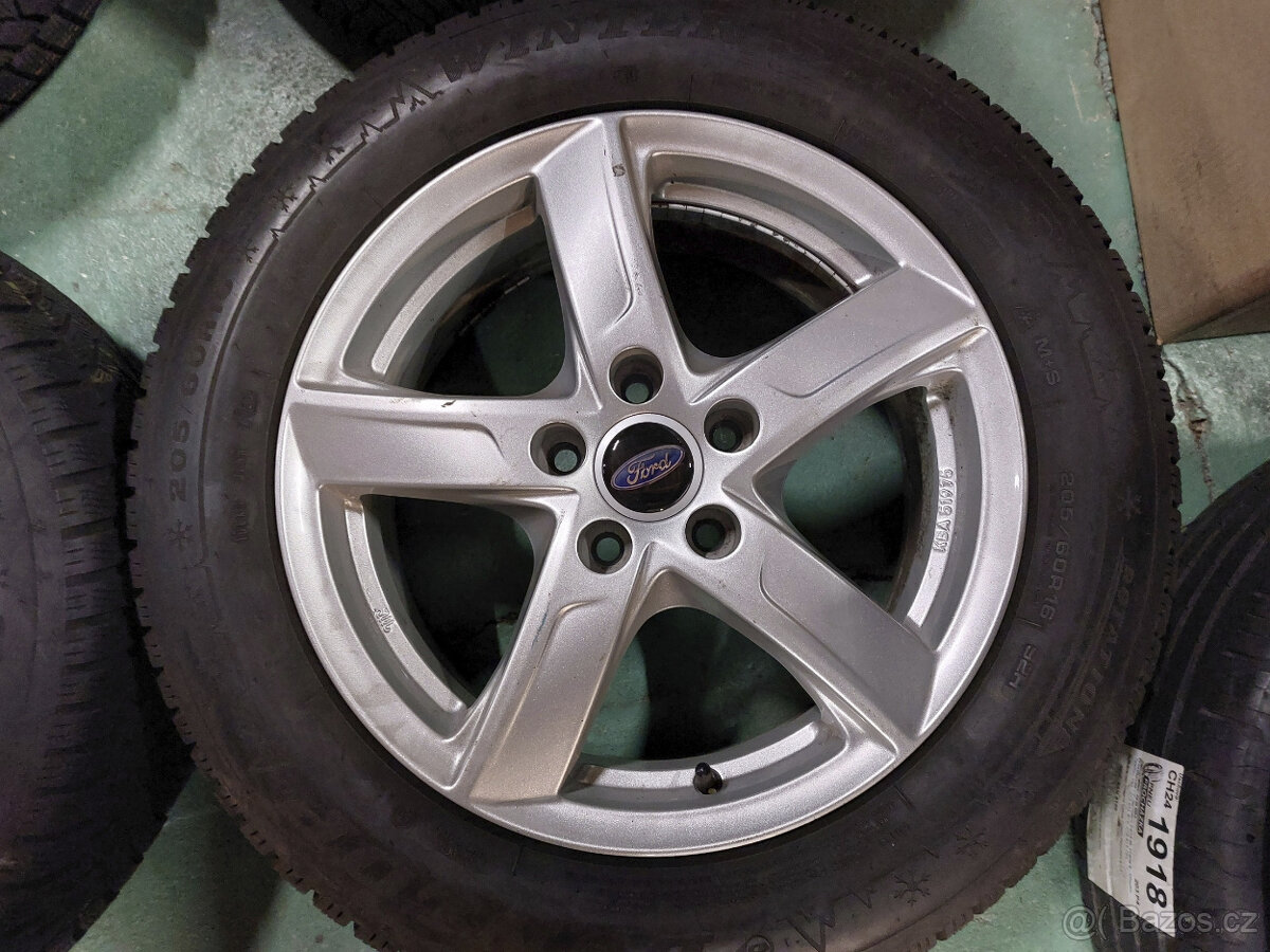 Kompletní hliníková kola 16" na Ford Focus IV. zimní Dunlop - 2