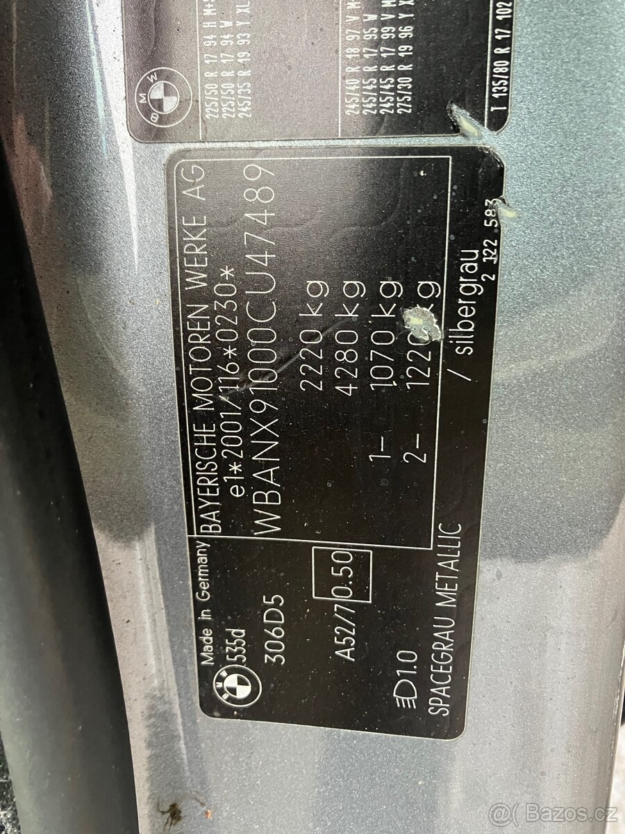 Díly z motoru 535d 210kw - 2