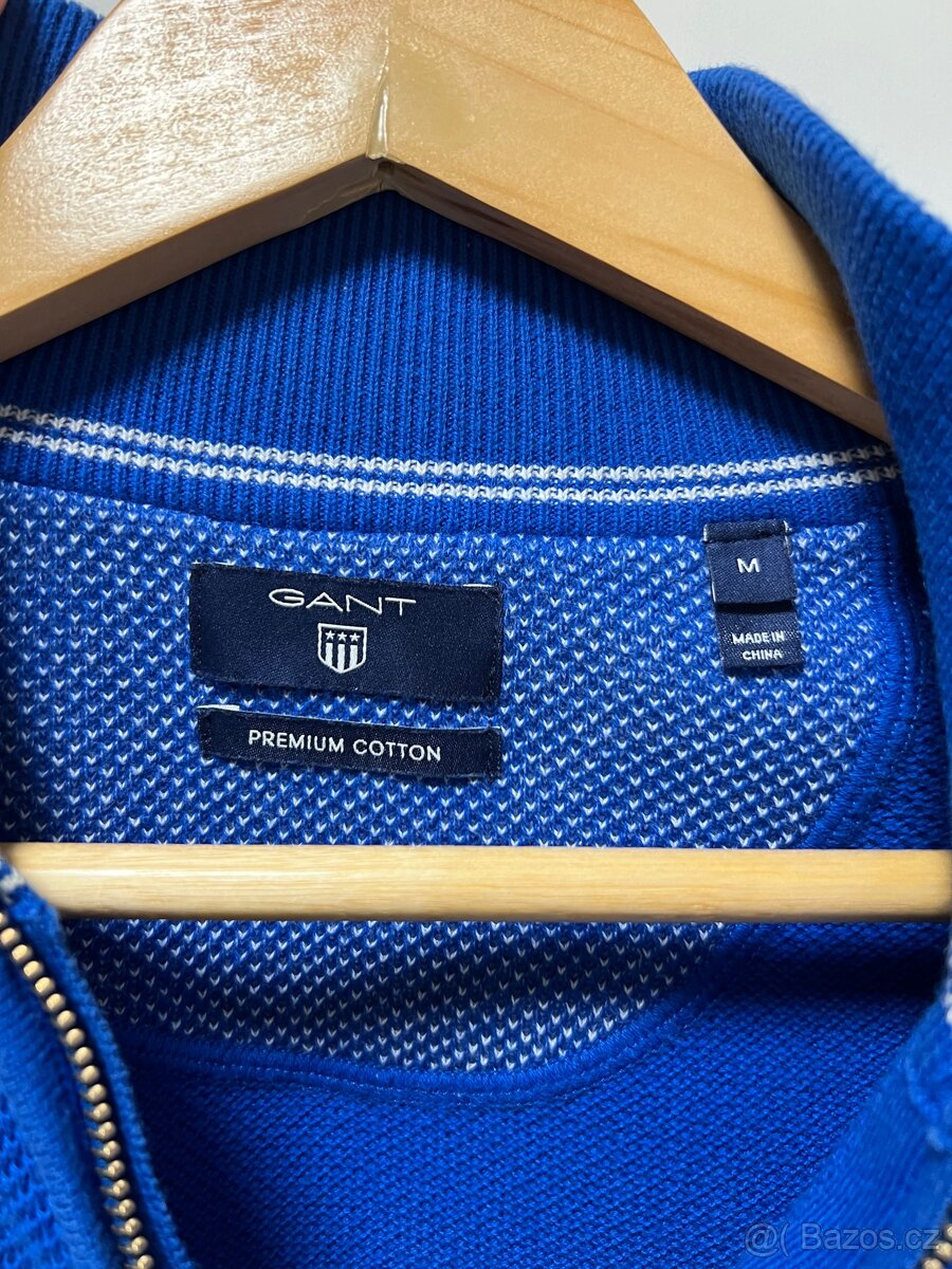 Pánský modrý svetr Gant v. M - 2