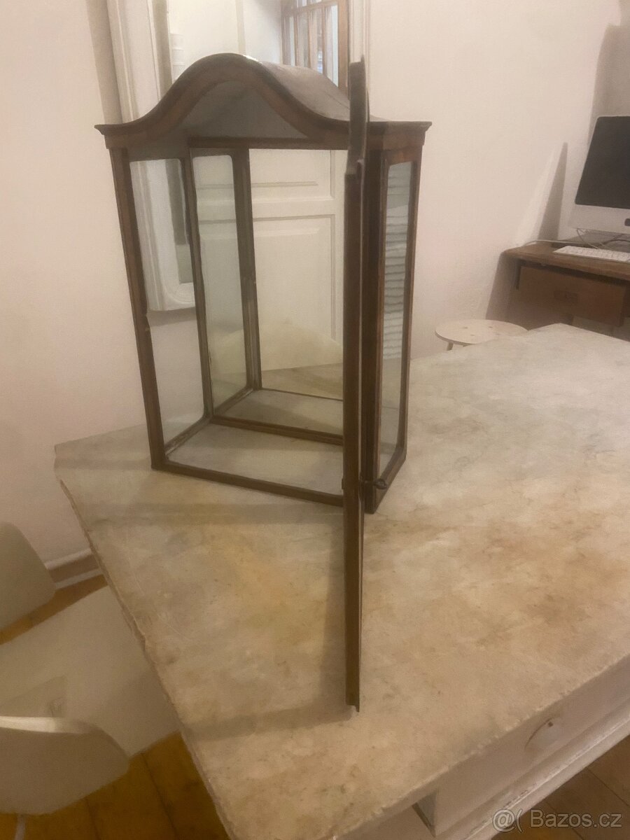 Historická závěsná skříňka Biedermeier - 2