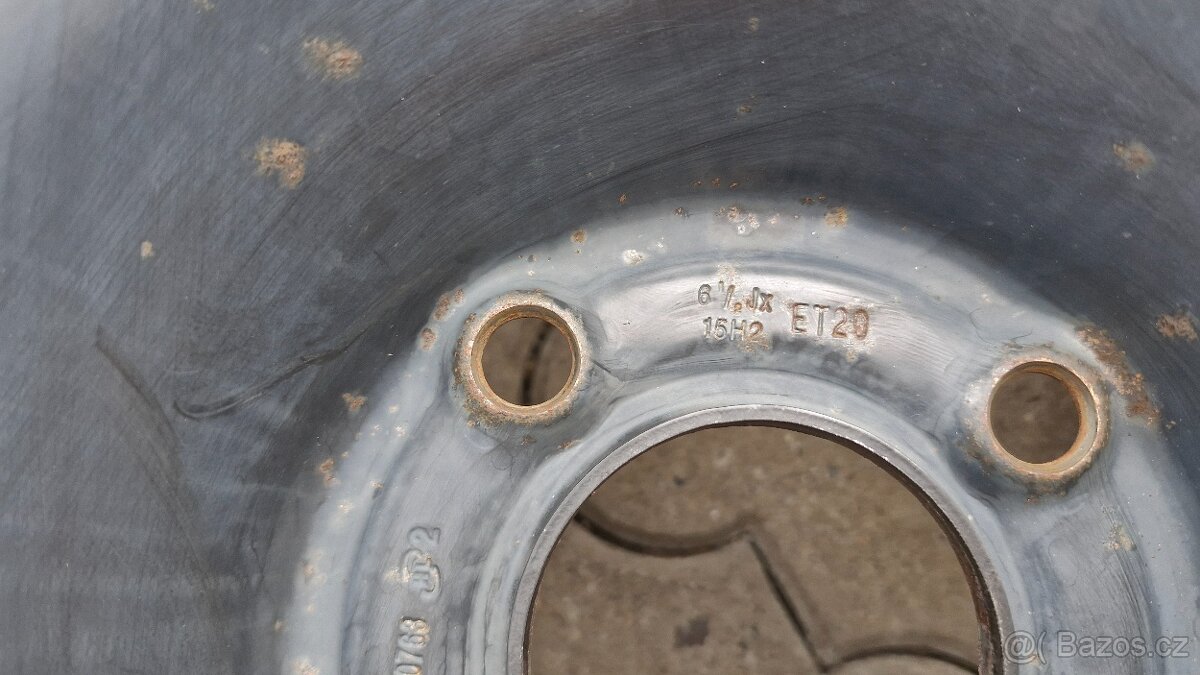 Citroen, Peugeot zimní kola 195/65 R15 6,5 J x 15H2 ET20 - 2