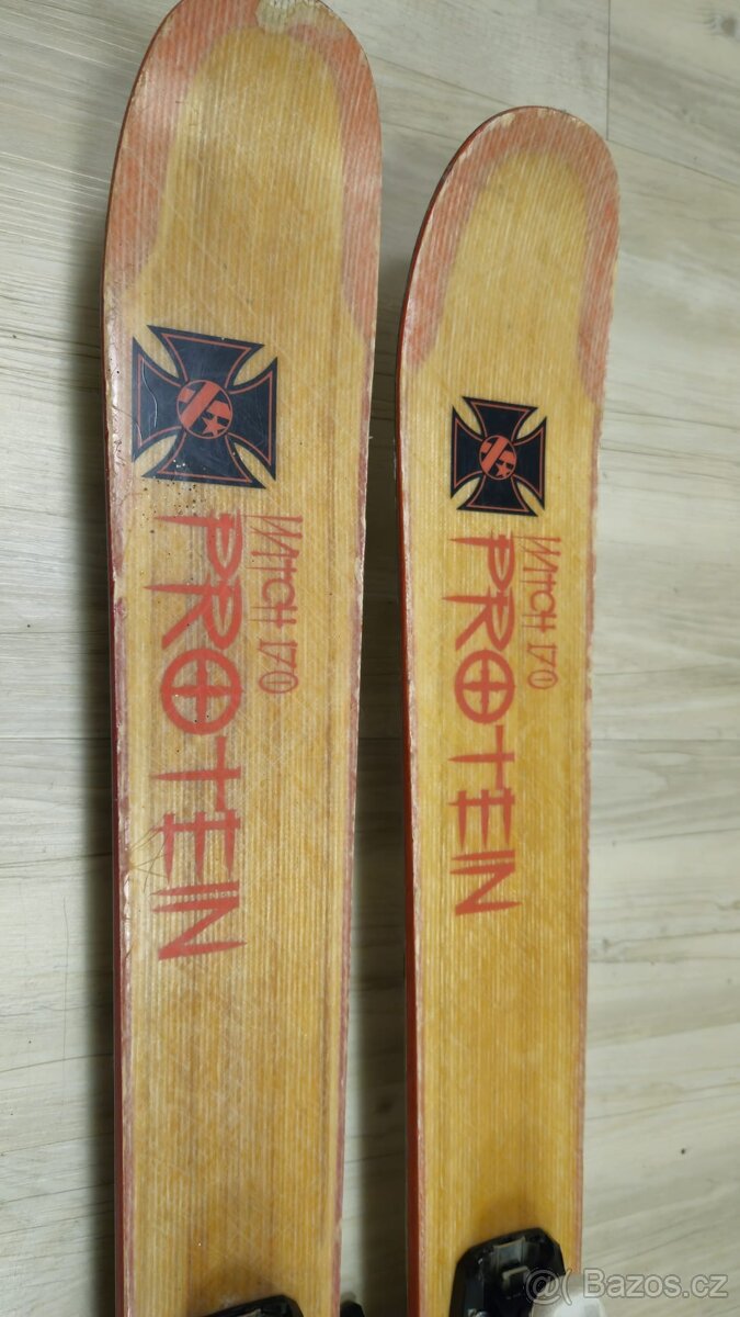 Lyže 170 + lyžáky 43 44 + helma - 2