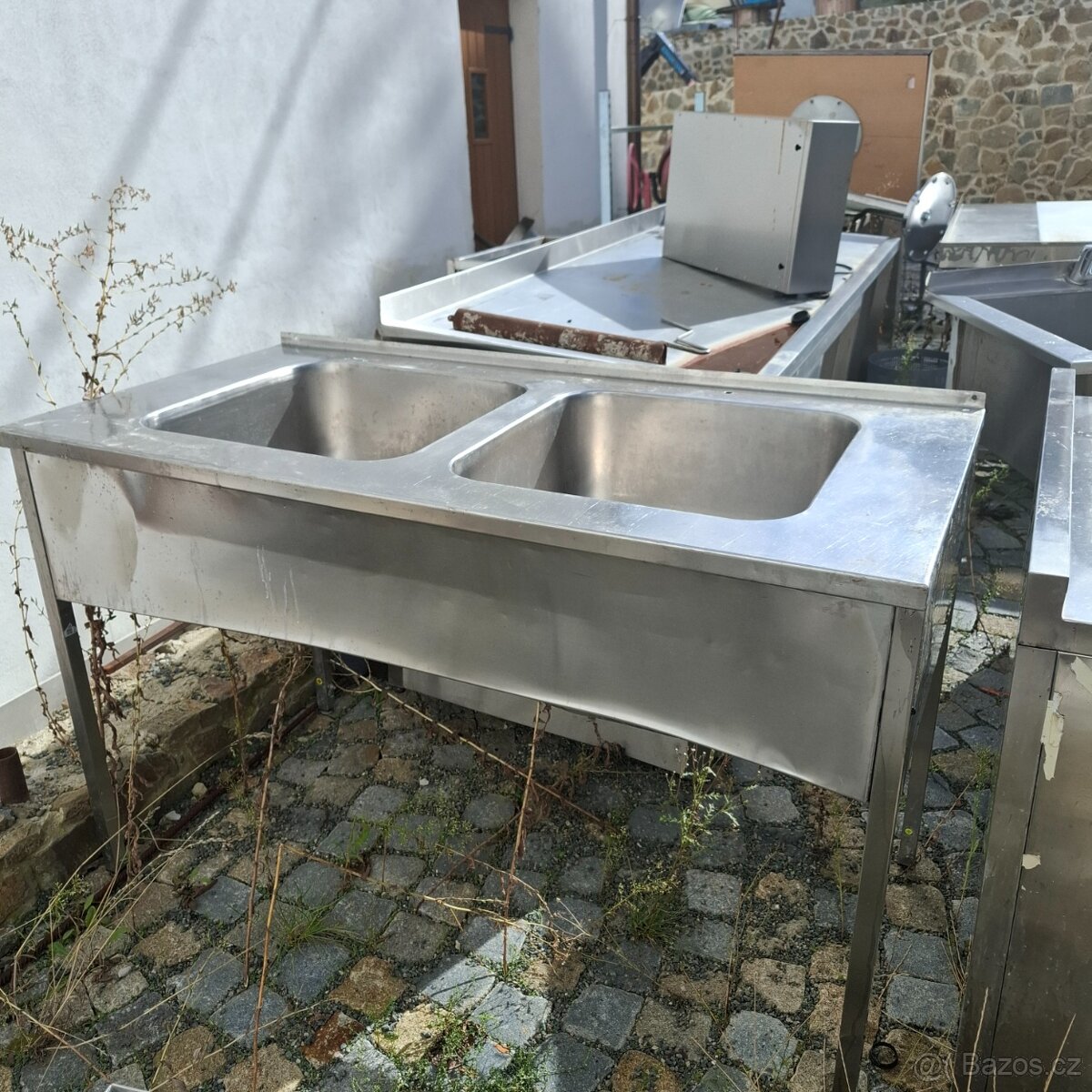 Nerezový dvou dřez - 2