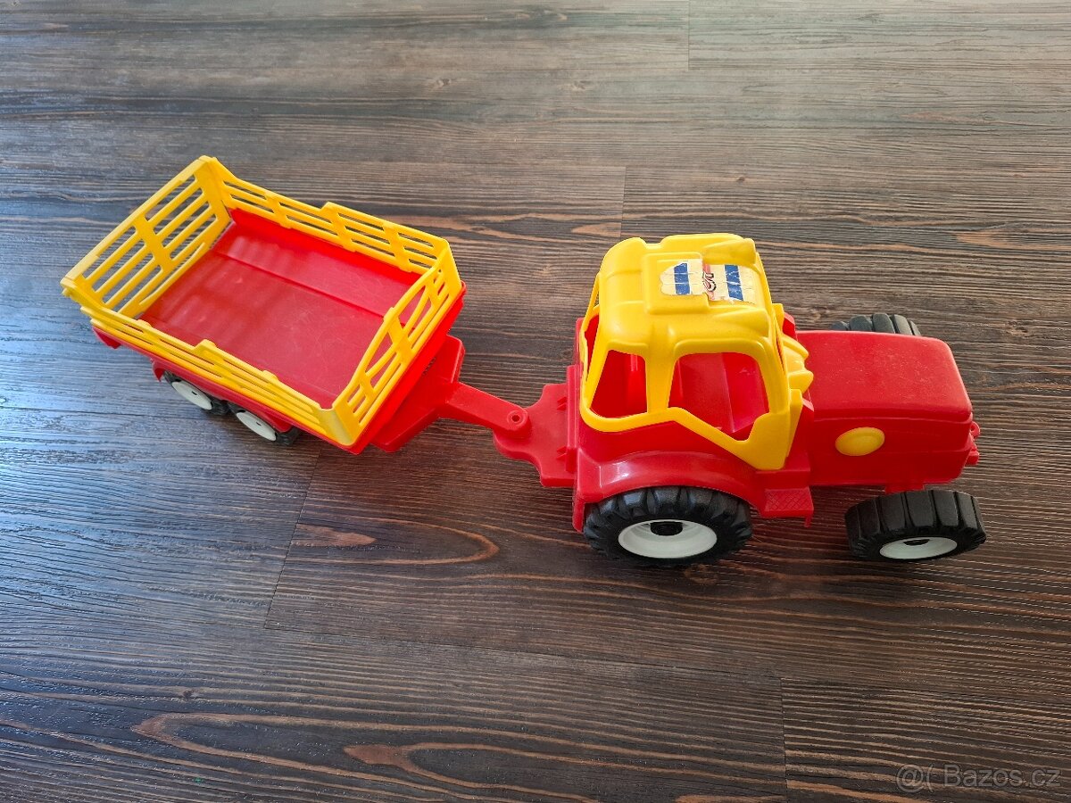 traktor s valníkem pro děti na písek - 2
