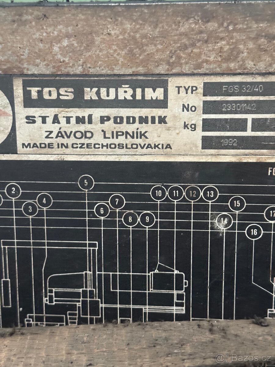 Frézka na kov FGS 32/40 - 2