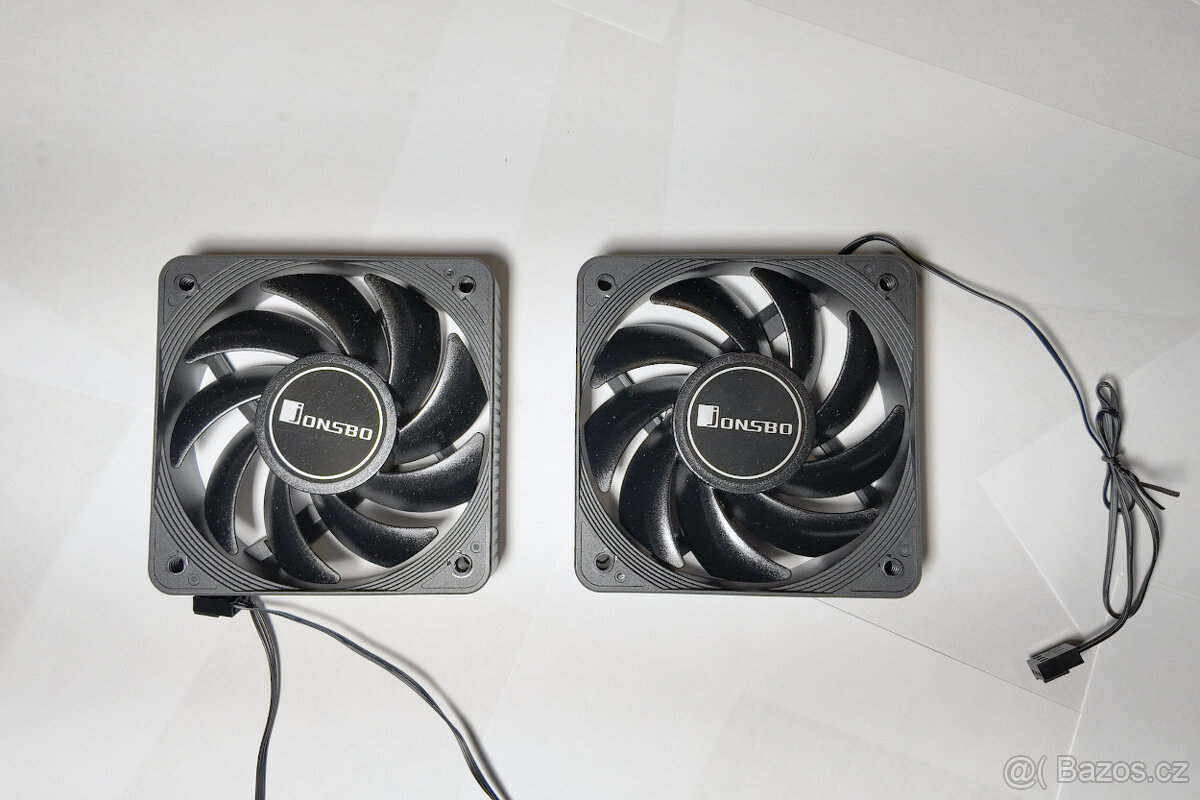 Nové PC ventilátory Jonsbo 100mm, 12V - 2