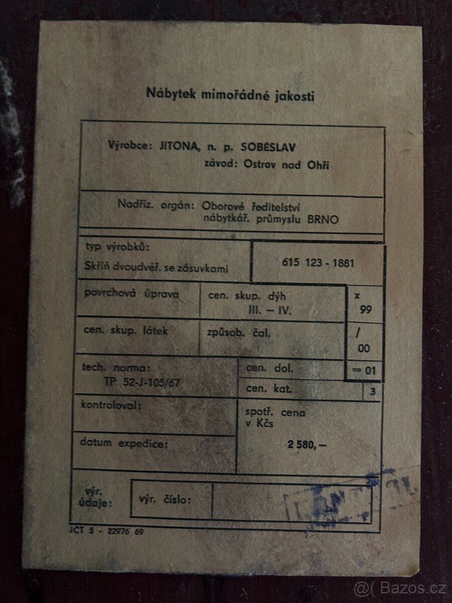 Retro nábytek Jitona - 2