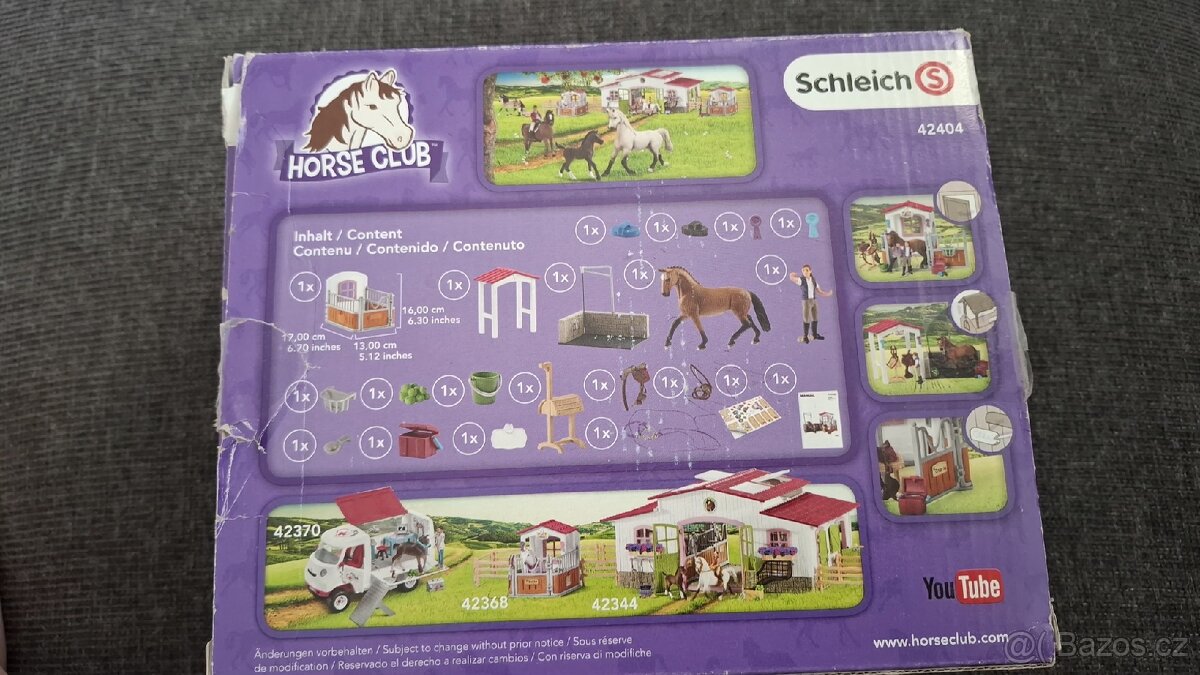 Schleich micí box a stak pro koniky - 2