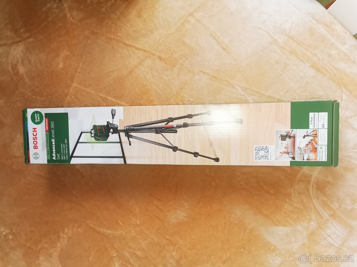 NOVÝ Liniový laser 360 st. Bosch Advanced Set - 2