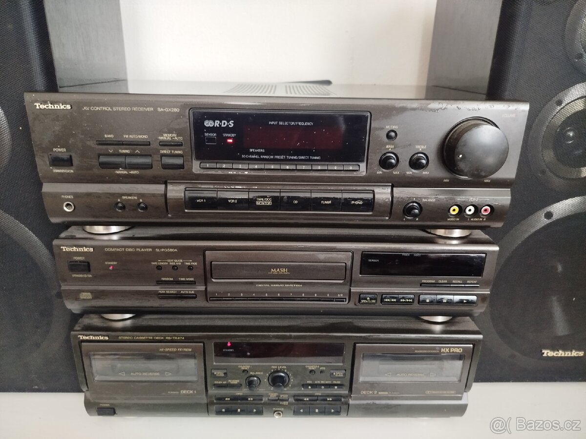HiFi systém technics reproduktory SB CD120A - 2