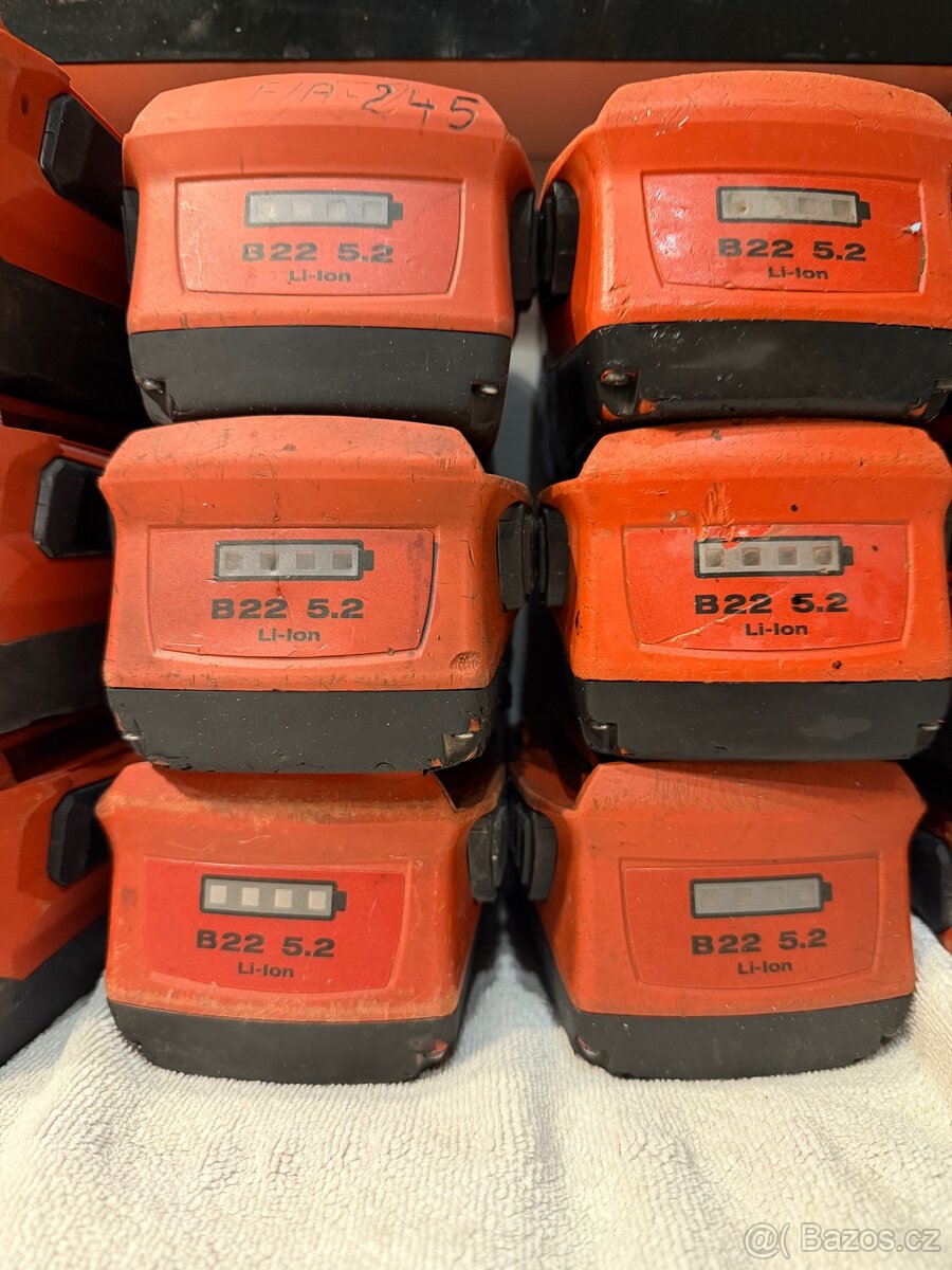 Hilti Baterie B22 4.0A,5.2A,8A - 2