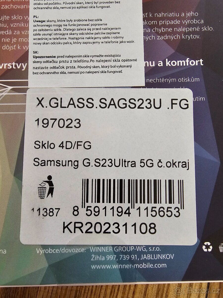 sklo Samsung Galaxy S 23 - 2