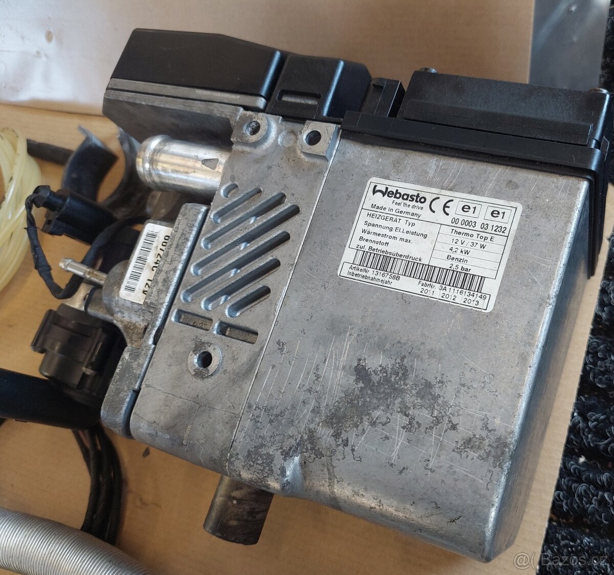 Webasto ThermoTop E (Benzin) 12V sada s DO+hodiny - 2