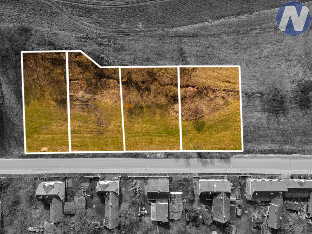 Prodej stavebních parcel v Borovanech u Milevska - 2