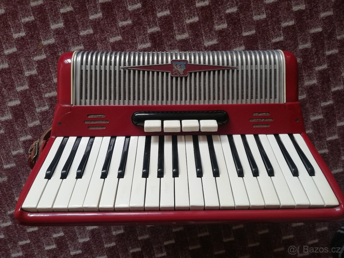 Akordeon - Harmonika Lignatone 80 basů + kufr - 2