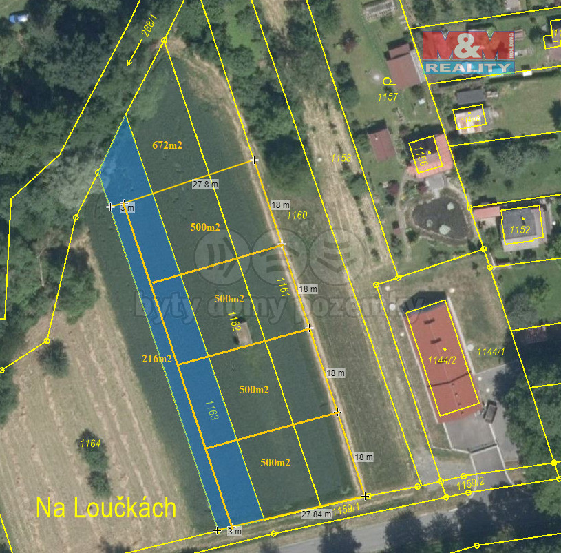 Prodej pozemku k bydlení, 2888 m², Přerov - 2