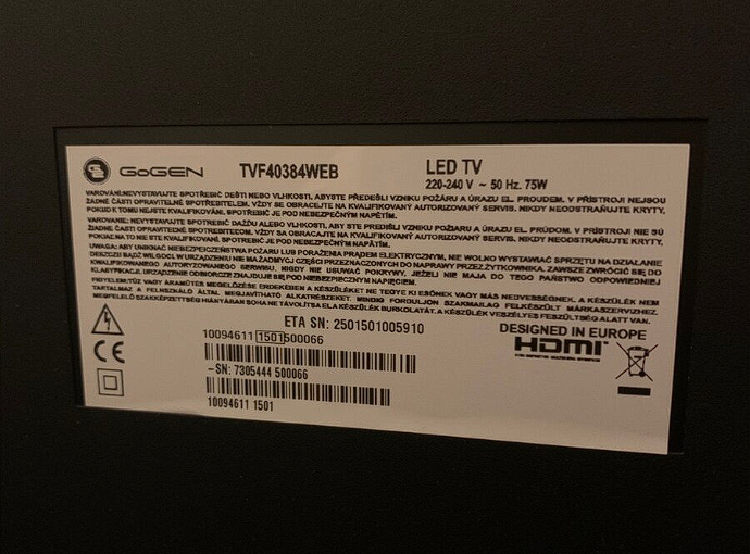 LED Smart TV GoGEN TVF 40384 WEB - 2