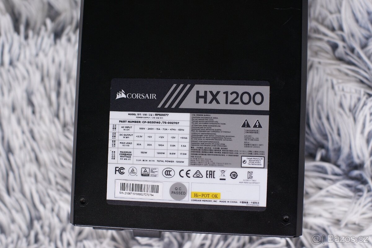 Corsair HX Series HX1200 - 1200W - 2