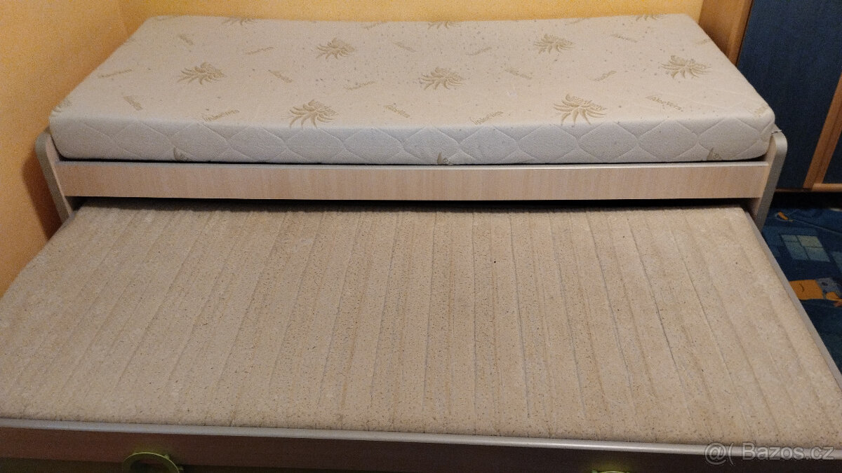 DĚTSKÁ POSTEL S ROZKLADEM A KVALITNÍ MATRACÍ 190X80 - 2