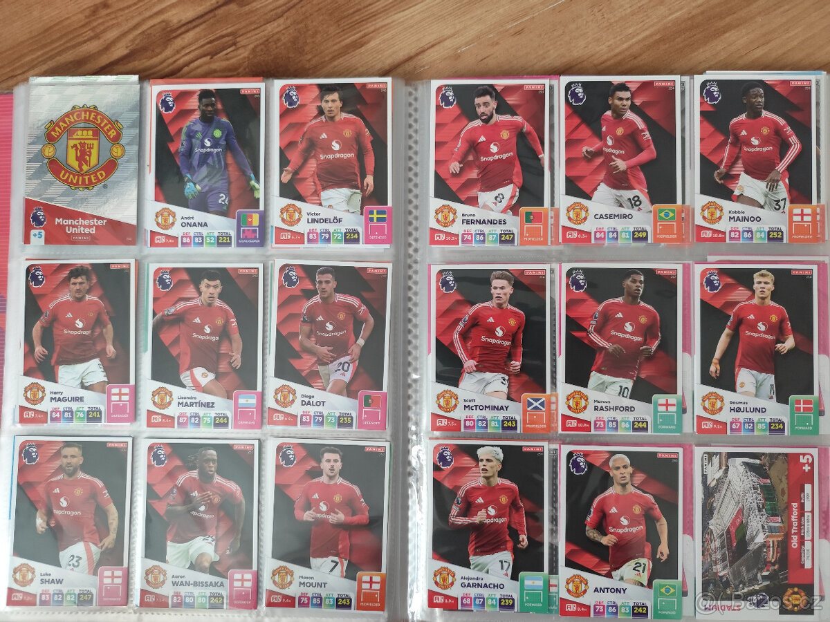 Fotbalové kartičky Adrenalyn Premier League 2025. - 2