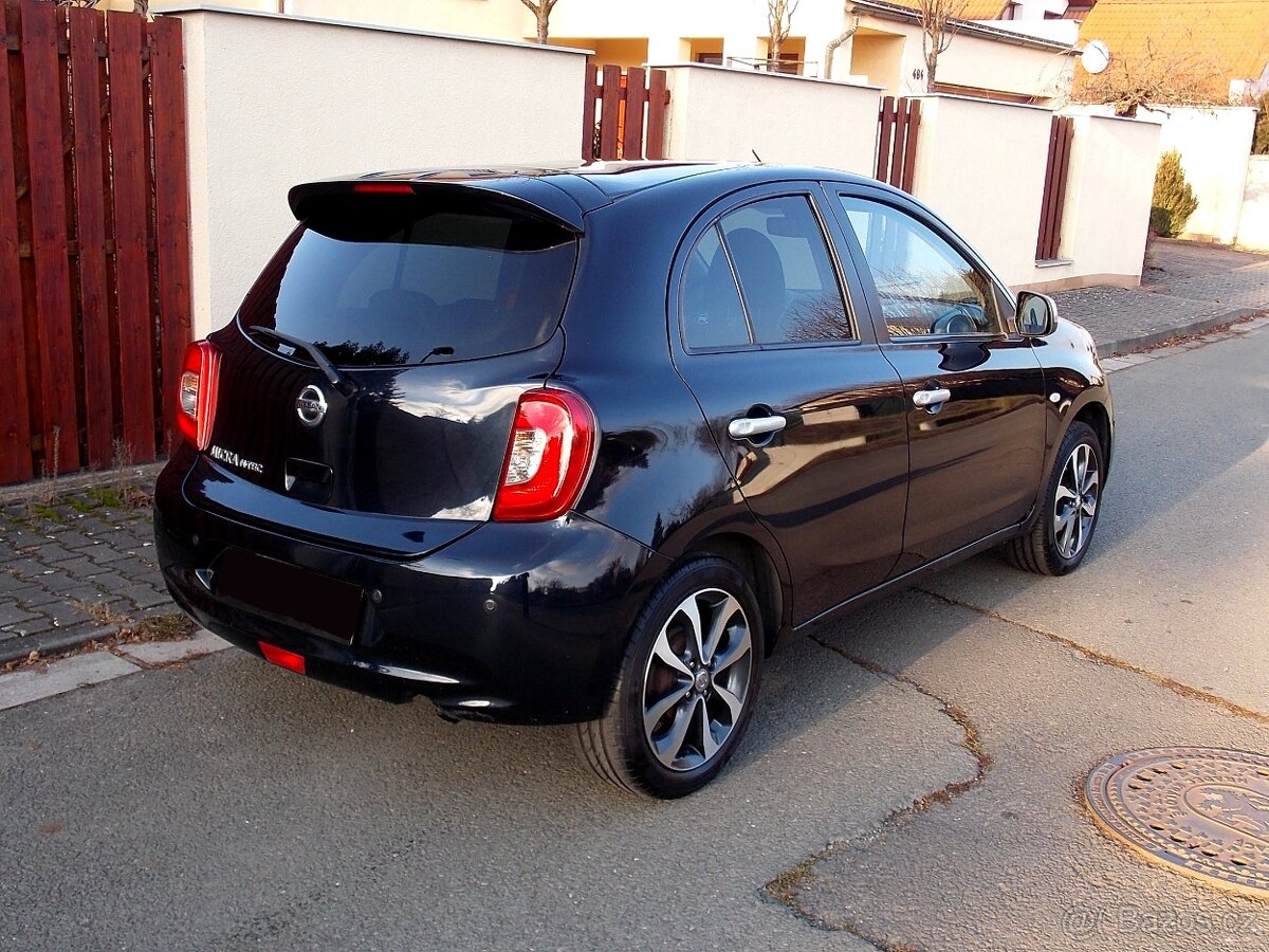 Vybavený Nissan Micra 1,2i 59kW r.v. 2017, 109tkm - 2