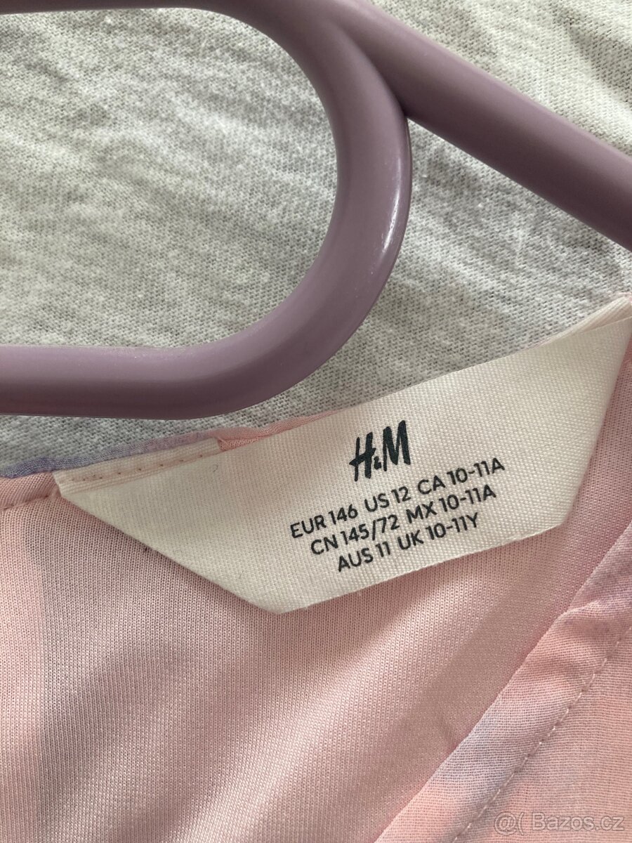 letní šaty, vel. 146, 10-11 let, lze i jako společenské - 2