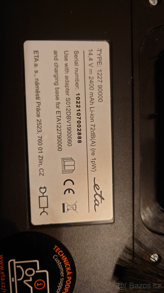 Robotický vysavač ETA Zero 1227 90000 - 2